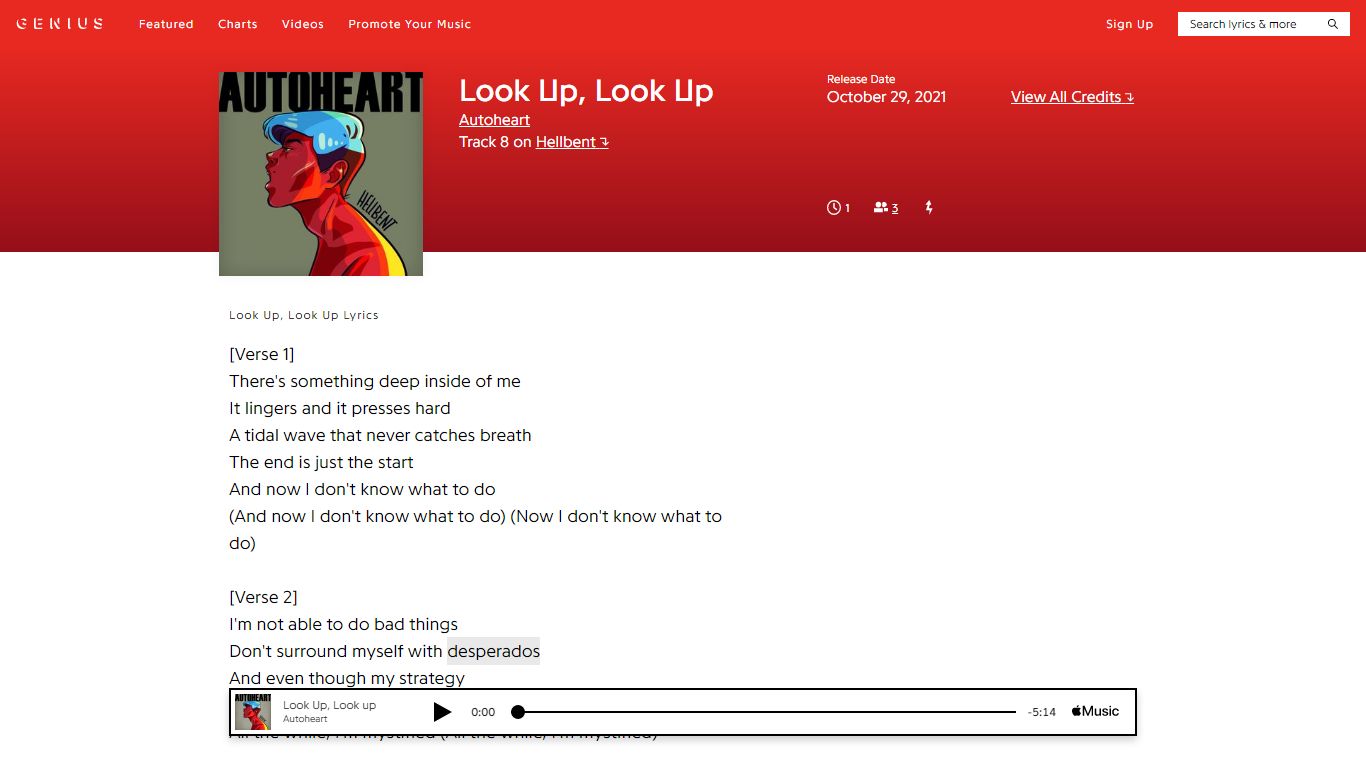 Autoheart – Look Up, Look Up Lyrics | Genius Lyrics